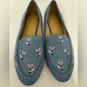 Talbots Ryan
Embroidered Hummingbird Cotton
Loafers Size 9